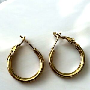 New Gold Hoop Earrings